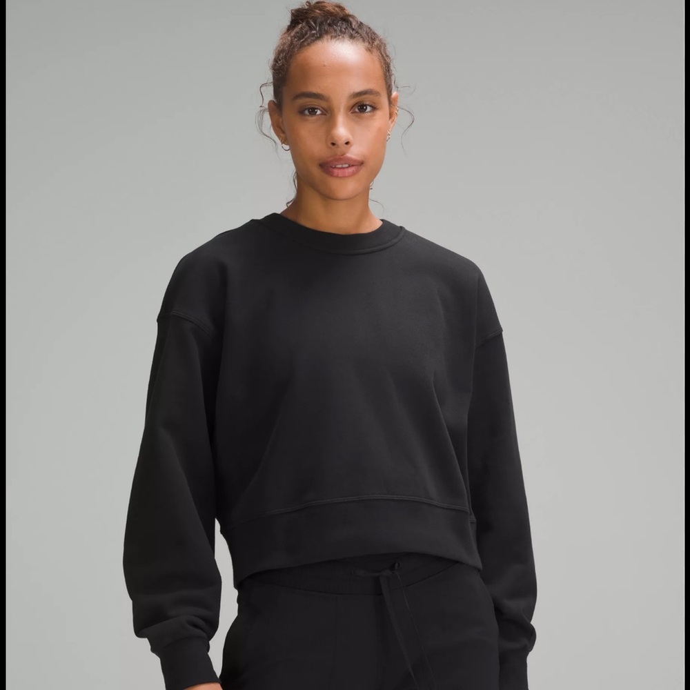Lululemon perfectly oversized cropped crew